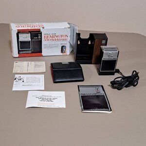 Vintage Remington 550 Selektronic Rechargeable Electric Shaver With Charger